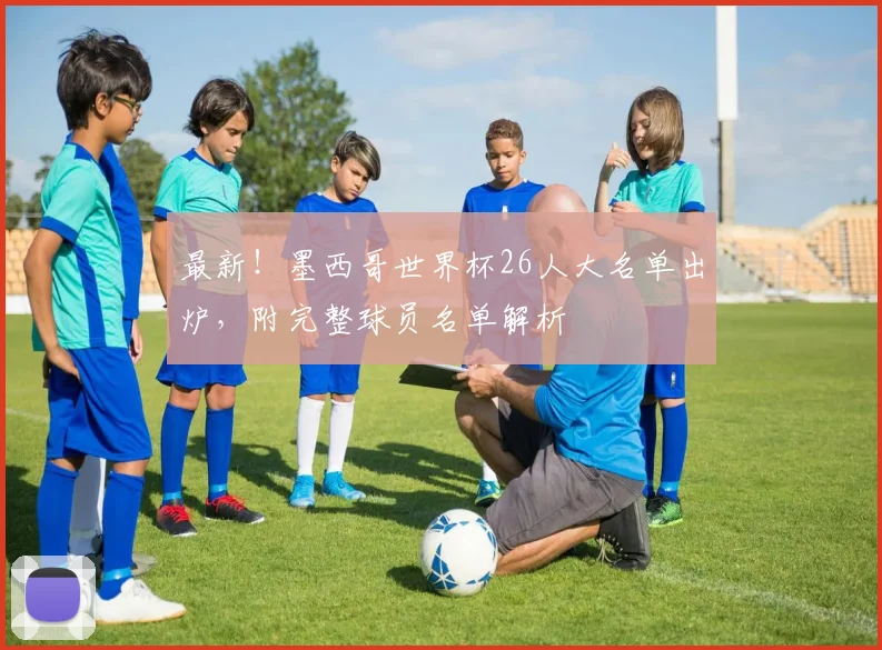 最新！墨西哥世界杯26人大名单出炉，附完整球员名单解析